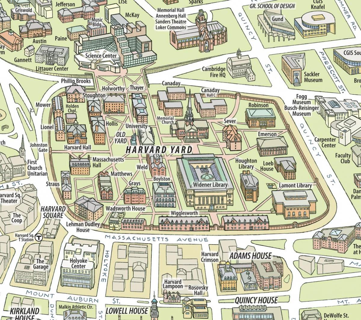 harta e universitetit të Harvardit