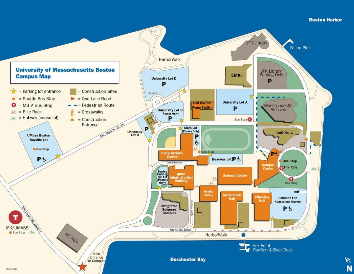 umass Boston kampus hartë