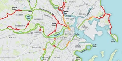 Harta e Boston biçikletë
