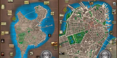 Harta e Boston 1776