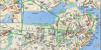 Boston karrocë turne hartë