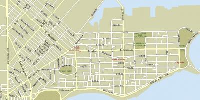 Harta e Boston mass