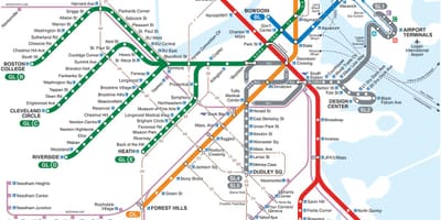 MBTA hartë vijën e kuqe