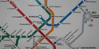 Boston jug stacioni hartë