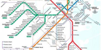 MBTA Boston hartë