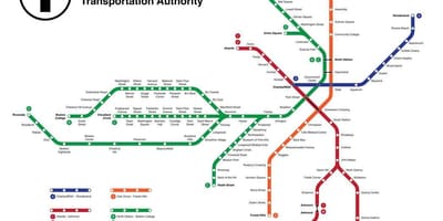 Metro Boston hartë